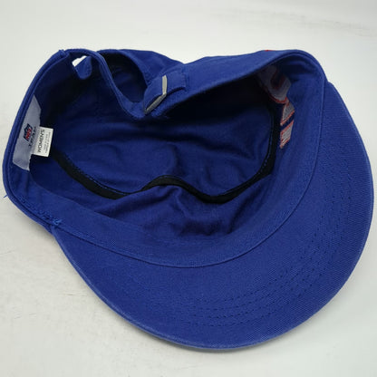 New York Giants NFL Team Apparel Army Cap Blue One Size Sequin Logo Cotton Hat