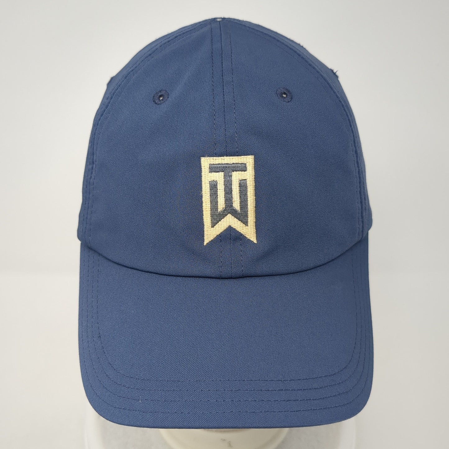 Tiger Woods Slideback Baseball Cap Blue One Size Adjustable Embroidered 6 Panel