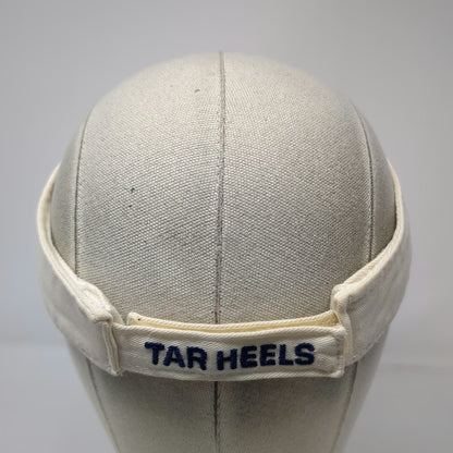 Puma North Carolina Tar Heels NCAA Visor Beige OSFM Strapback Embroidered Hat