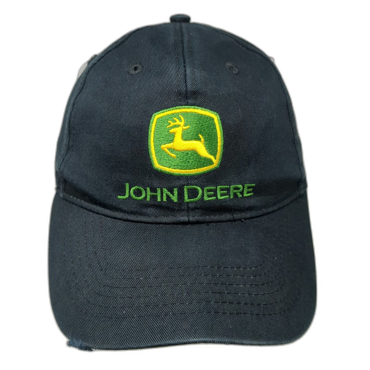 John Deere Baseball Cap Blue One Size Nothing Runs Like a Deere Strapback Hat