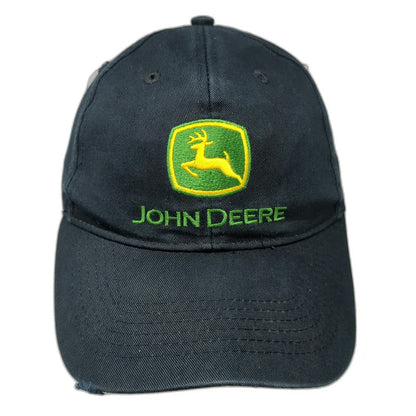John Deere Baseball Cap Blue One Size Nothing Runs Like a Deere Strapback Hat