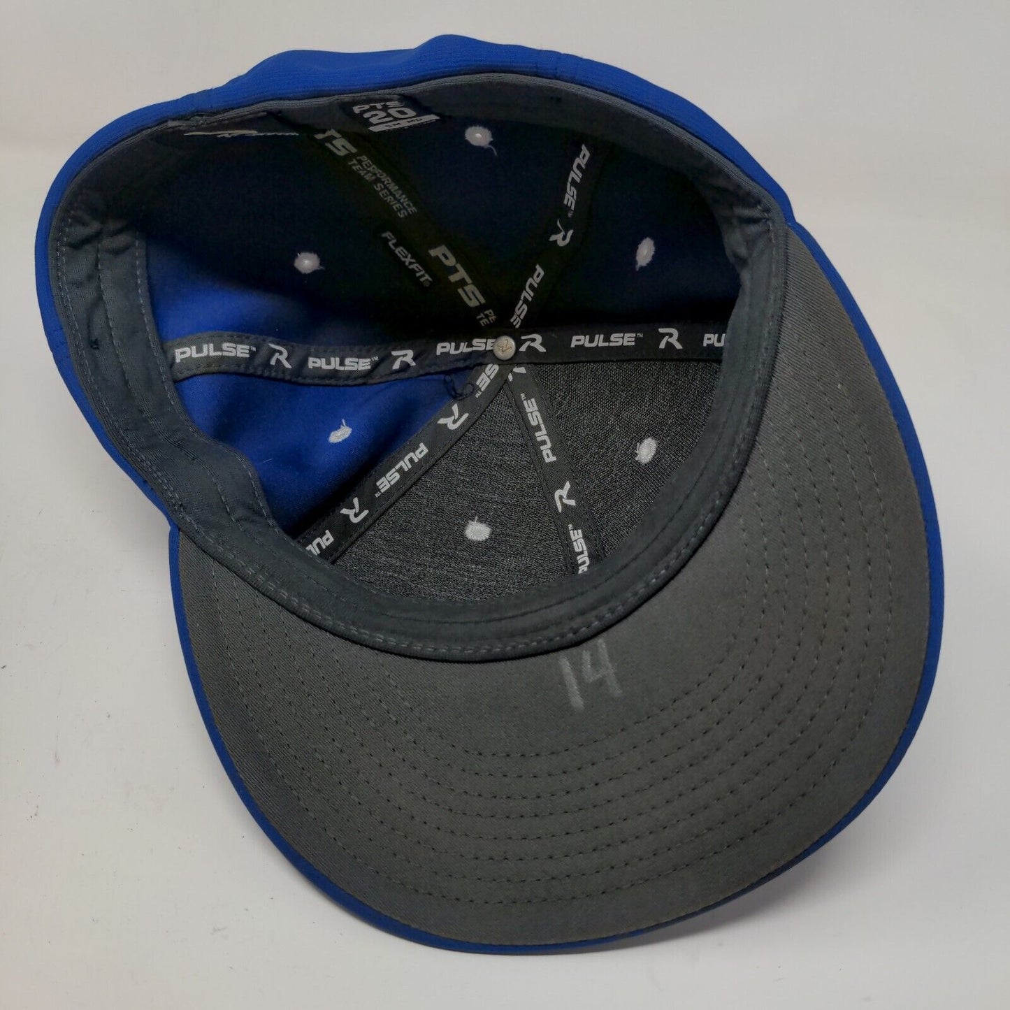 Richardson Men's PTS 20 Fitted Hat Blue Size S-M Embroidered D Logo