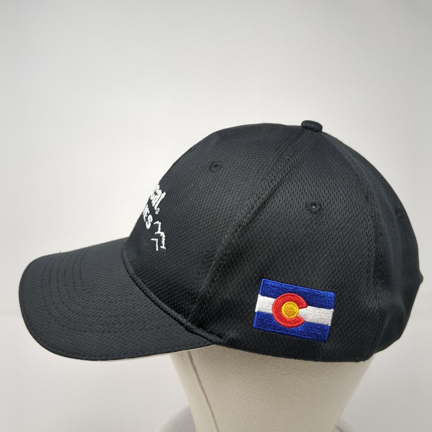 Bobcat of the Rockies Strapback Hat Black One Size Adjustable 6 Panel