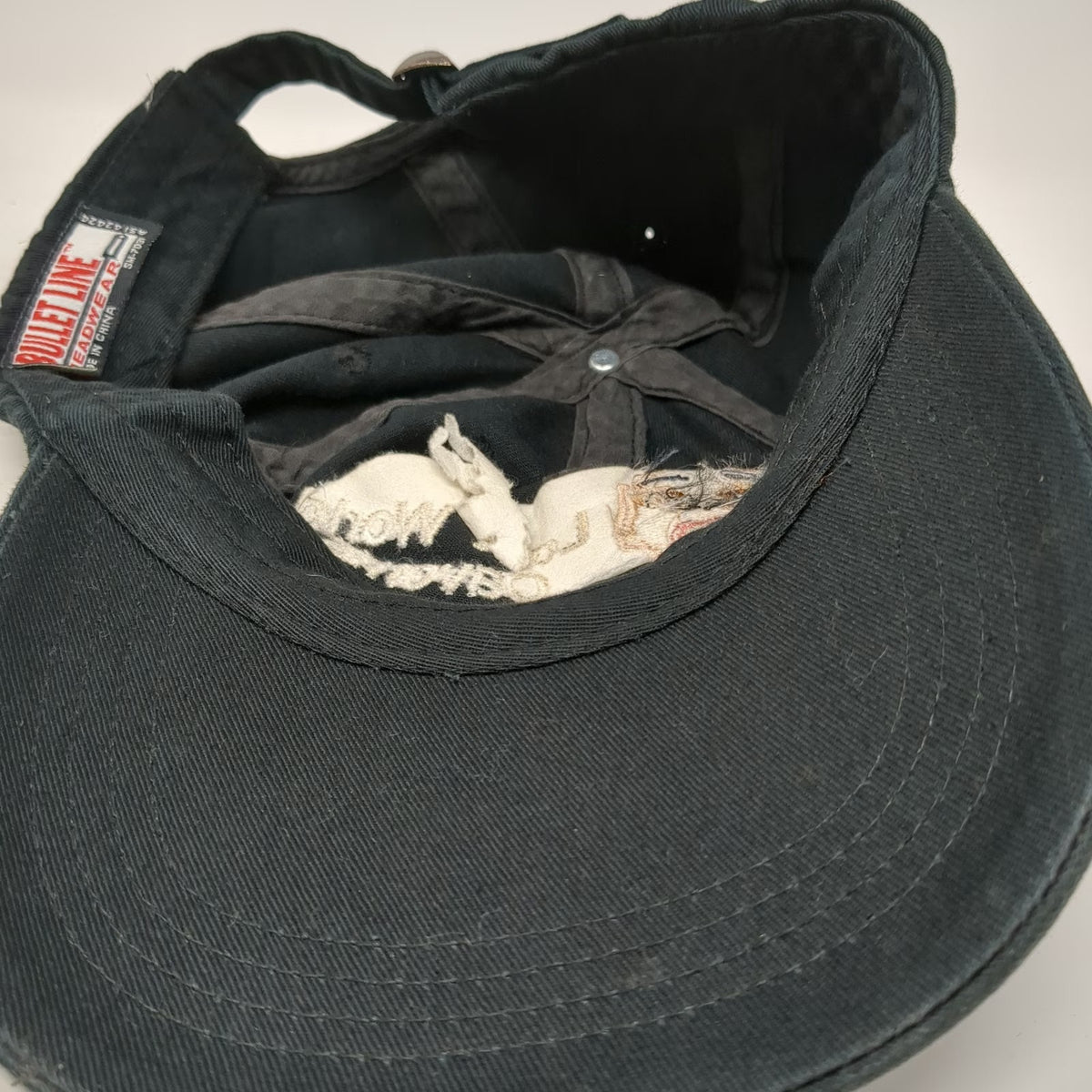 Bullet Line Lost World Caverns Baseball Cap Black One Size Slideback Cave Hat