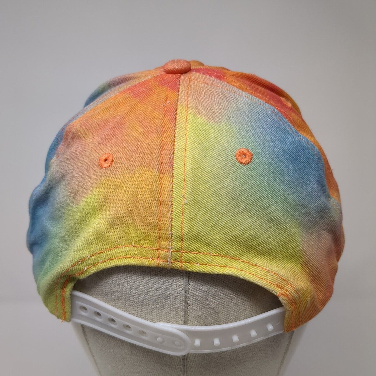 Malibu Snapback Rope Hat Multi One Size Adjustable Tie Dye Embroidered