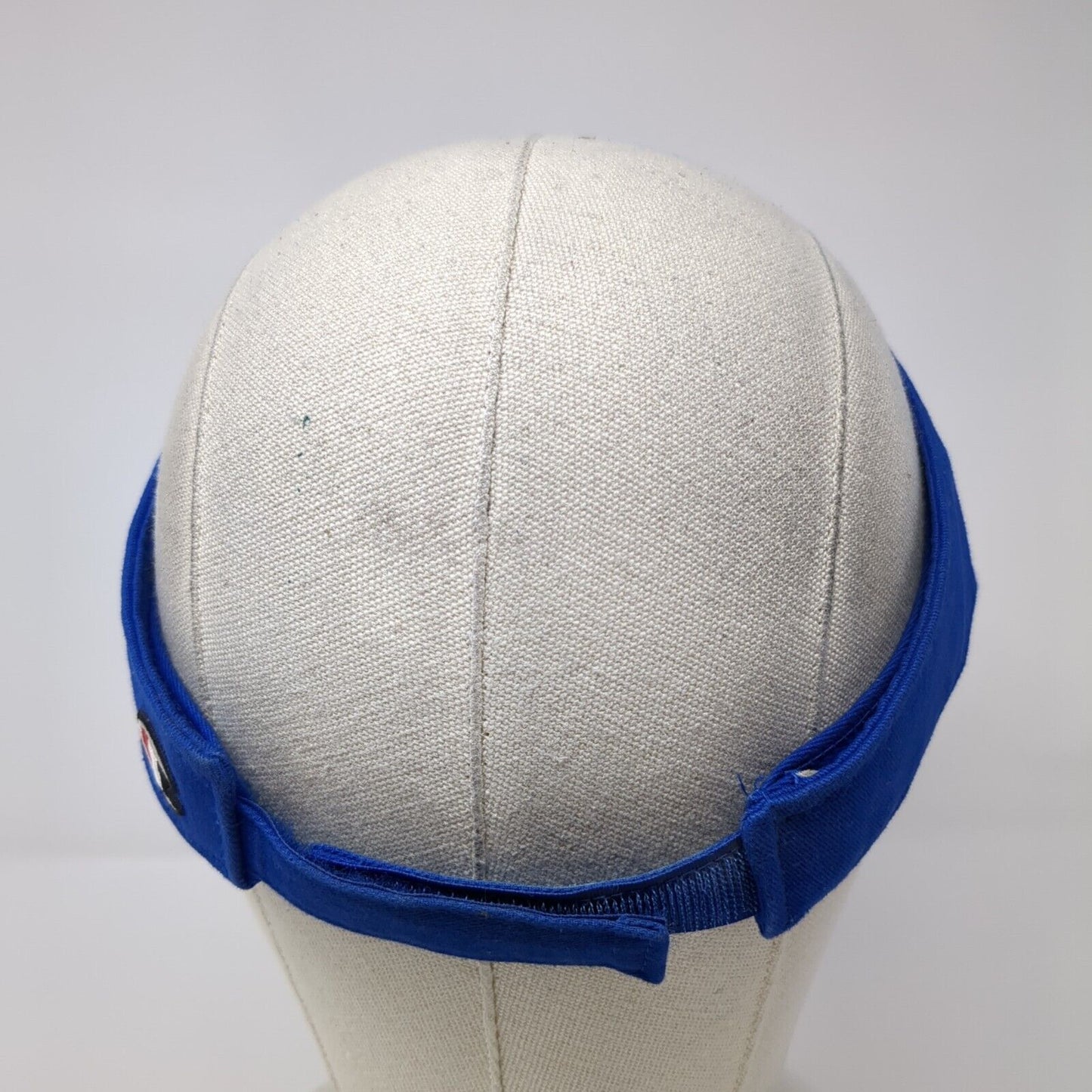 Champion Strapback Sun Visor Hat Blue One Size Adjustable Embroidered Breathable
