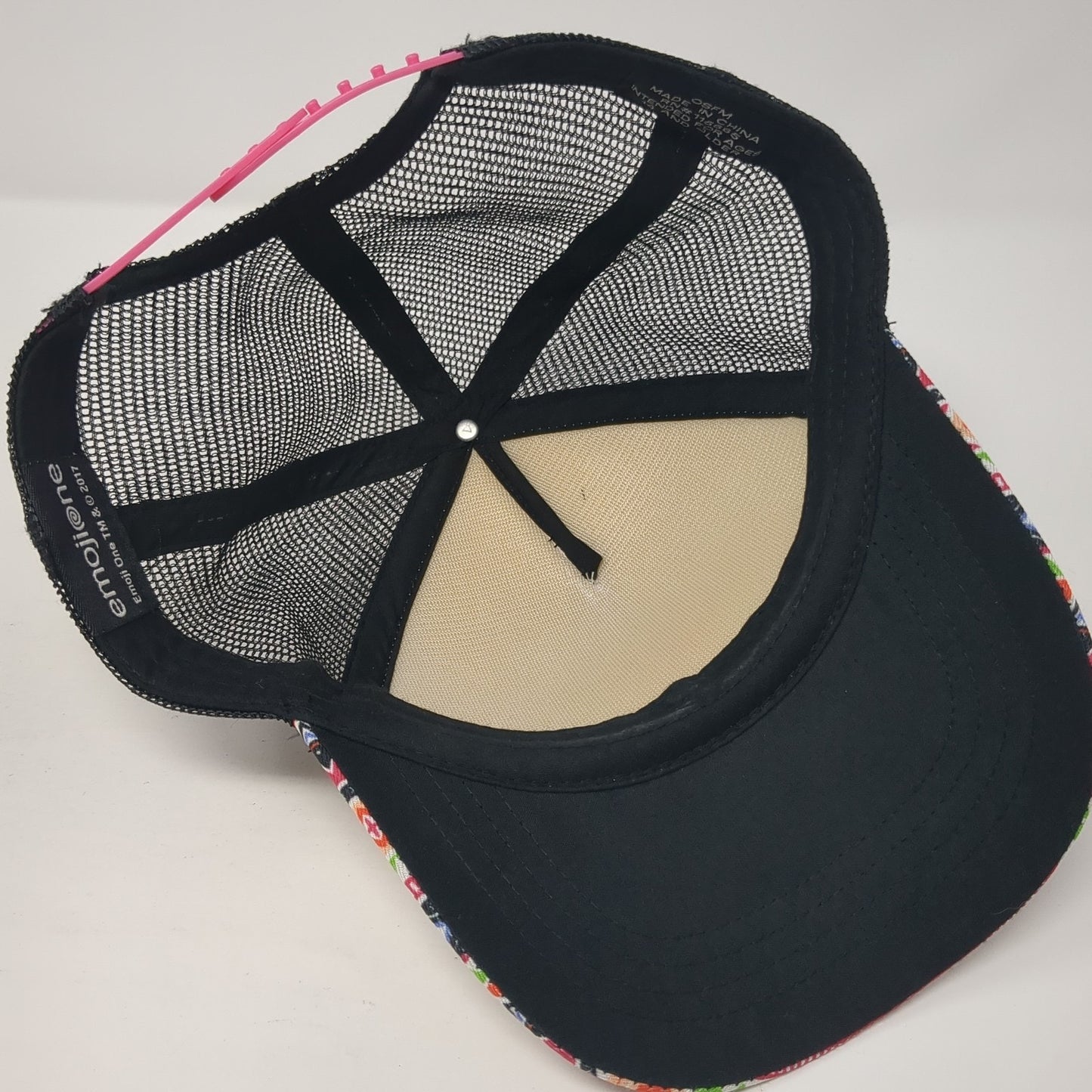 Peace Love Tacos Trucker Hat Multicolor One Size Adjustable Mesh Back Emoji One