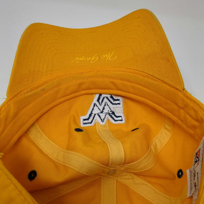 West Virginia Mountaineers NCAA The Game Cap Hat Yellow Blue One Size Slideback