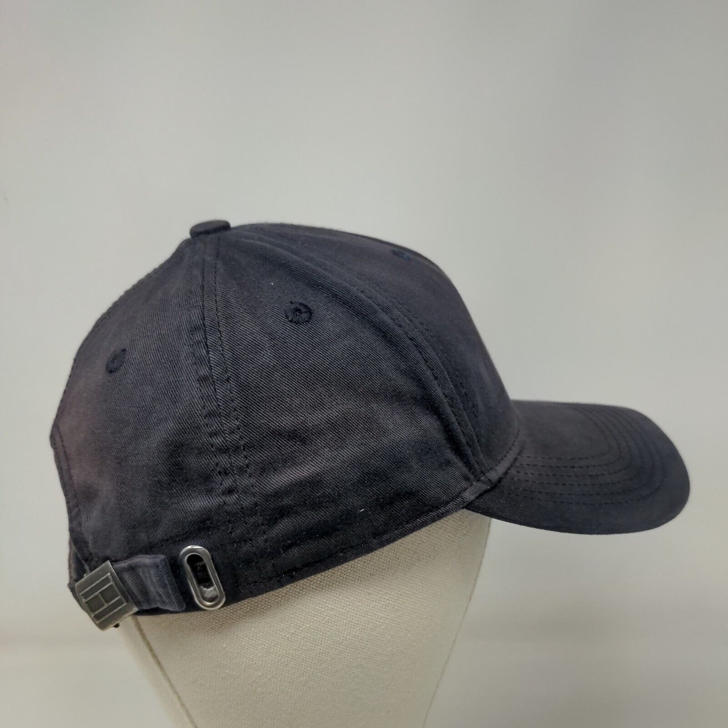 Tommy Hilfiger Slideback Hat Blue One Size Embroidered Adjustable 6 Panel