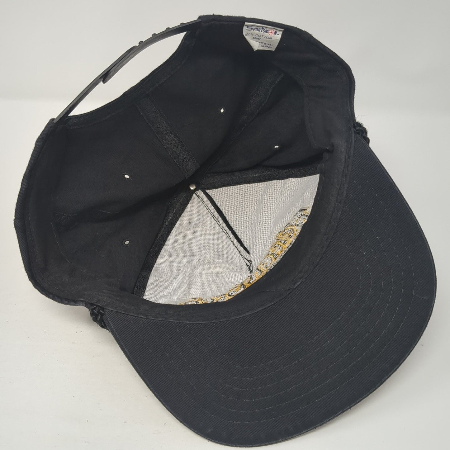 Wetherbee's Kansas City Snapback Rope Hat Black One Size Sportsman