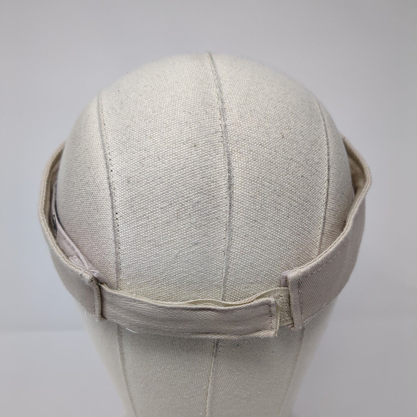 TruGrocer Federal Credit Union Strapback Visor Hat Tan One Size Hit Wear