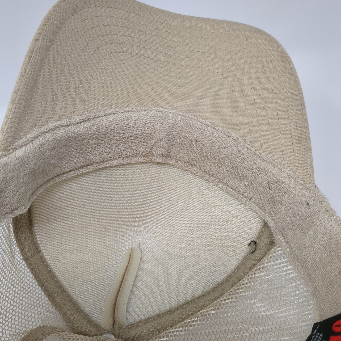Last Night We Let The Liquor Talk Rope Trucker Hat Tan One Size Otto