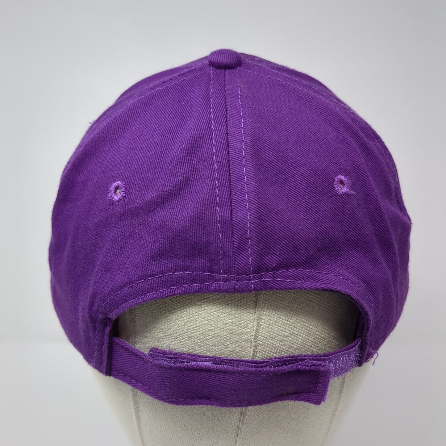 Firenze Italia Strapback Hat Purple One Size Adjustable Embroidered