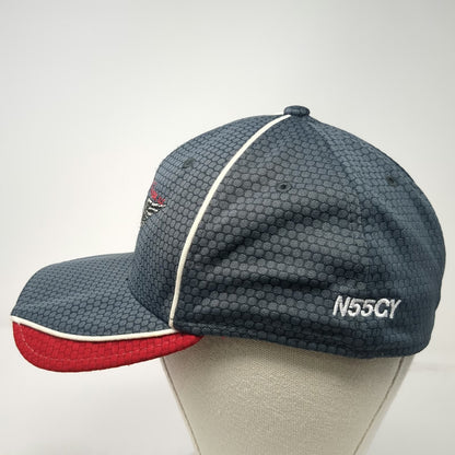 New Era Baseball Cap Gray M RAD Aviation LLC Lil Gunfighter N55CY Stretch Hat