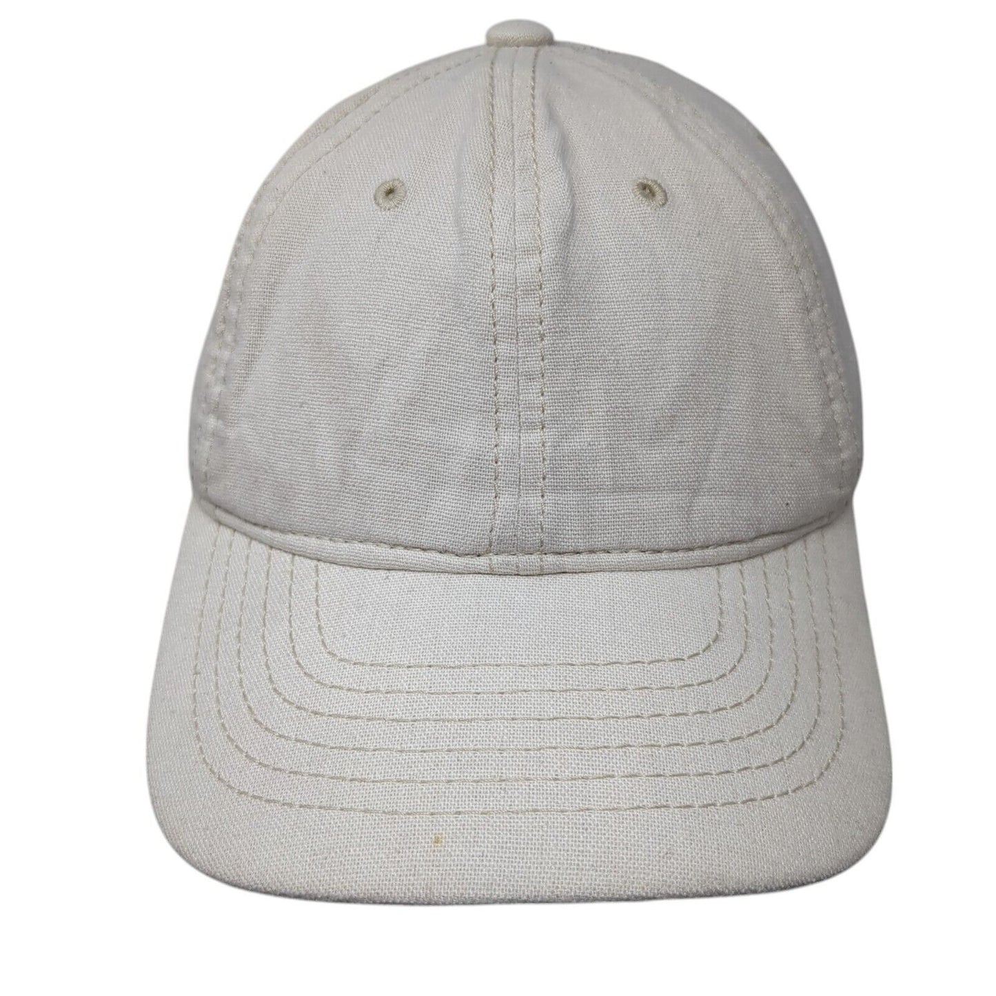 Unbranded Slideback Hat Tan OSFA Adjustable Blank Solid 6 Panel