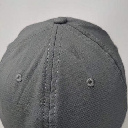 Under Armour Fitted Hat Gray Medium/Large 6 Panel Solid Vent Holes