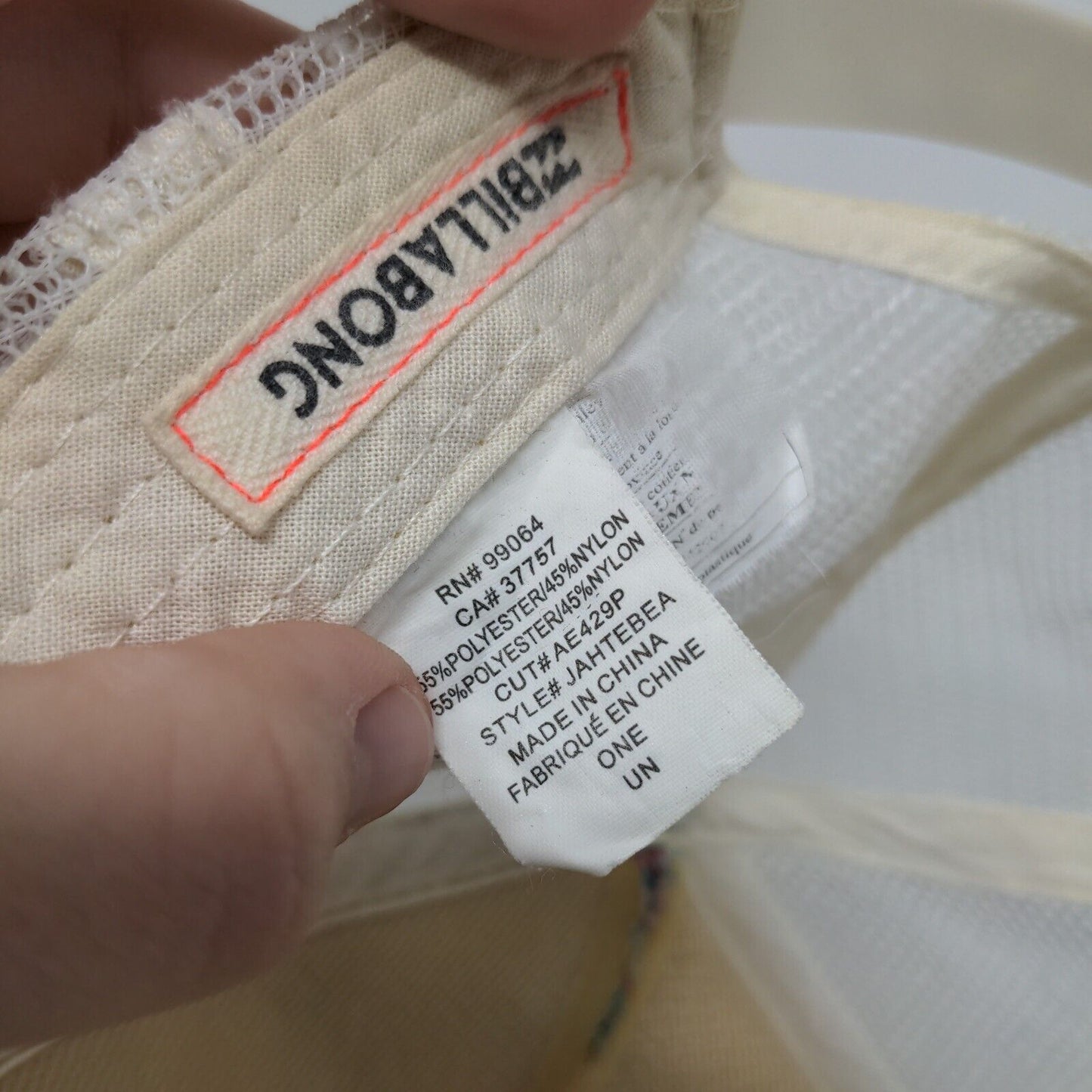 Billabong Snapback Trucker Hat Multicolor One Size Adjustable Bohemian Mesh Back