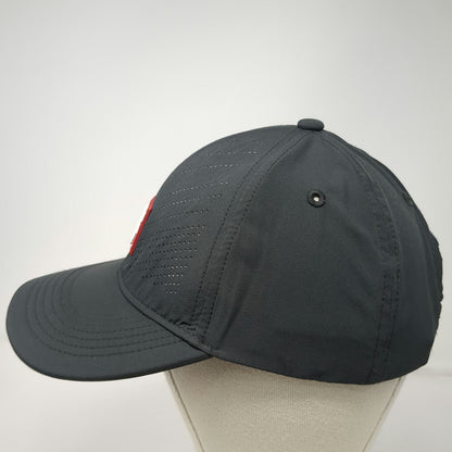 Oobe Chick-fil-A Snapback Hat Gray One Size Perforated Performance Logo Patch