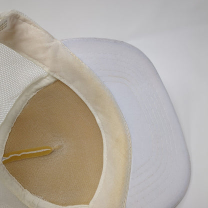 Sessler Metals Inc. Snapback Rope Trucker Hat White One Size Mesh Back