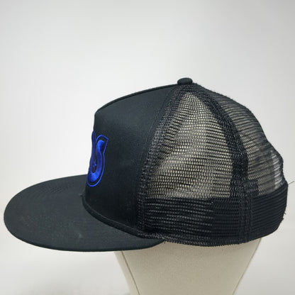 Galpin Auto Sports Trucker Hat Black Blue One Size Mesh Back Snapback GAS Logo