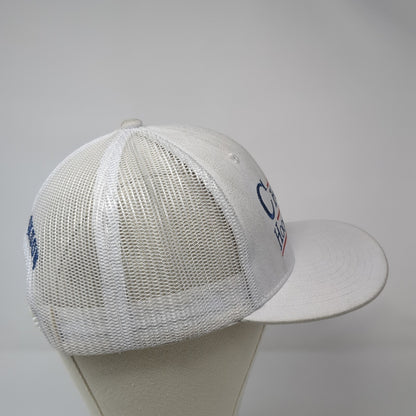 Chatta Hoochee '22 Alan Jackson Snapback Hat White One Size Adjustable Mesh Back
