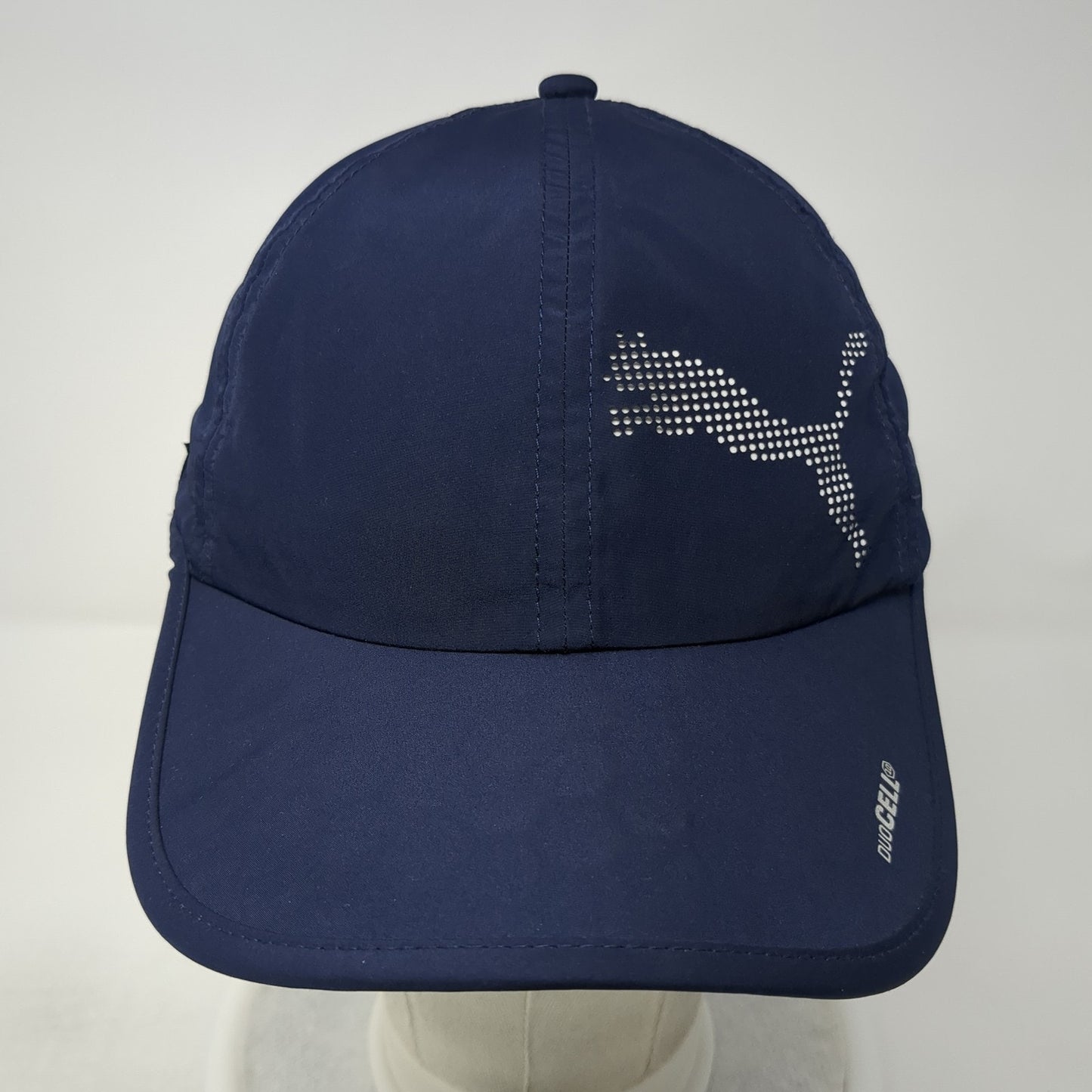 Puma DuoCell Strapback Hat Blue One Size Adjustable Embroidered Logo