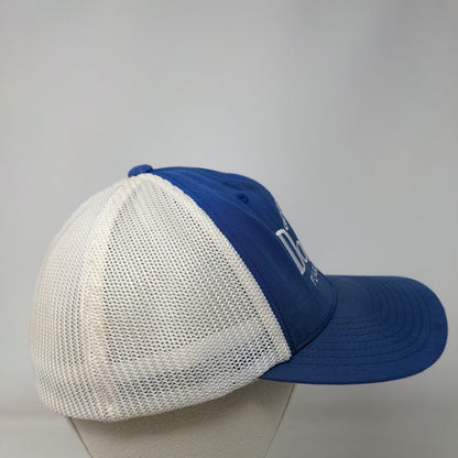 Good Times Dog Bar Fitted Mesh Back Trucker Hat Blue L/XL Colorblock