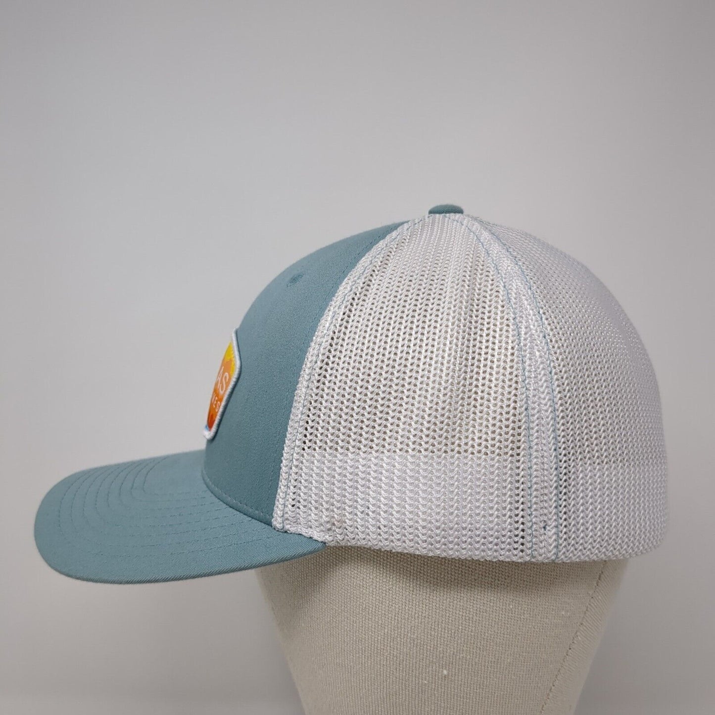 Alturas Homes Patch Fitted Trucker Hat Blue L/XL Mesh Back Richardson