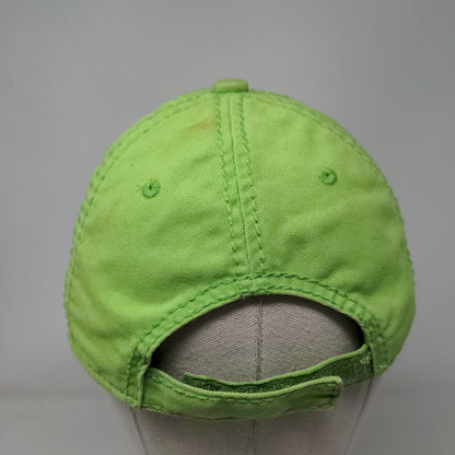 Bermuda Strapback Hat Green One Size Adjustable Embroidered 6 Panel JHats