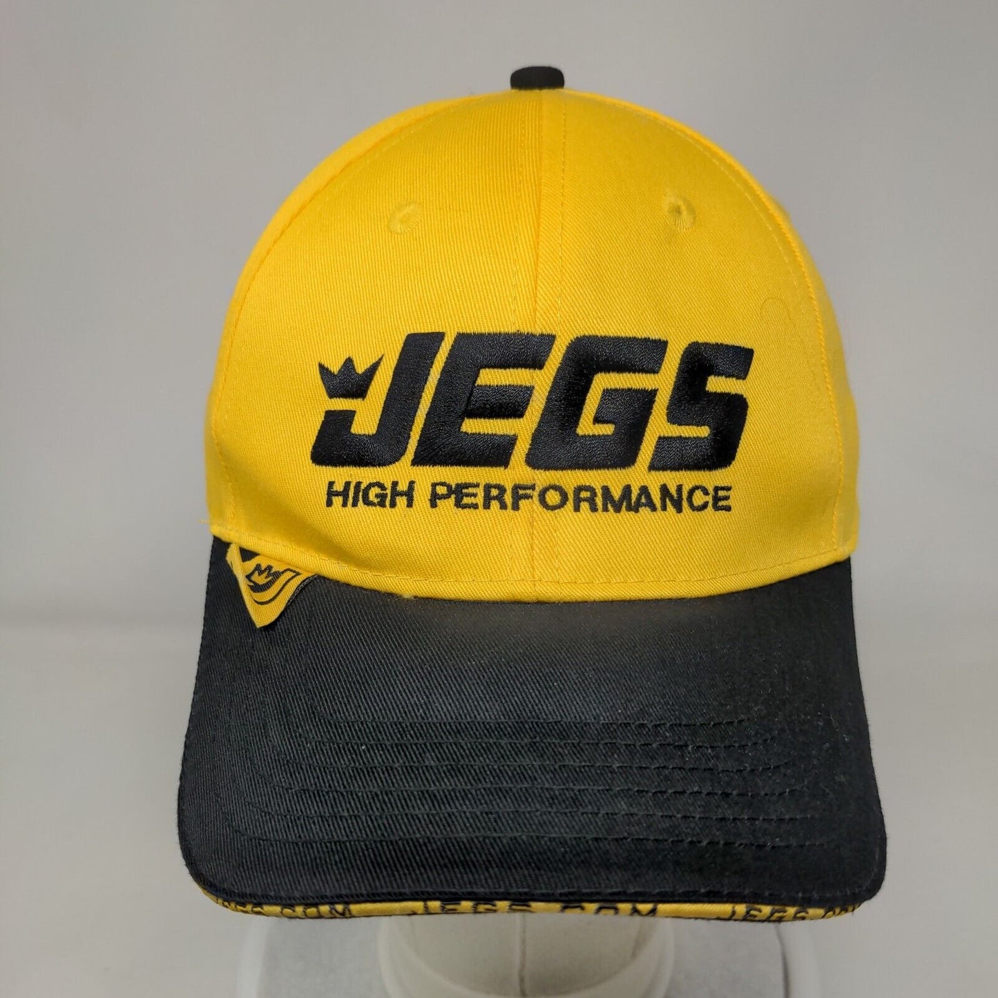 Jegs High Performance Strapback Hat Yellow One Size Colorblock