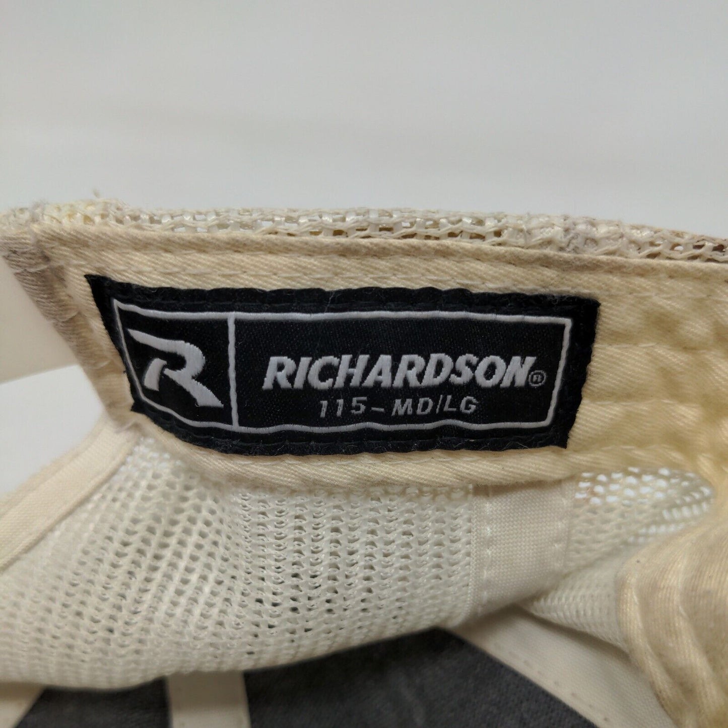 Southern Yell Snapback Trucker Hat Brown M/L Embroidered Mesh Back Richardson