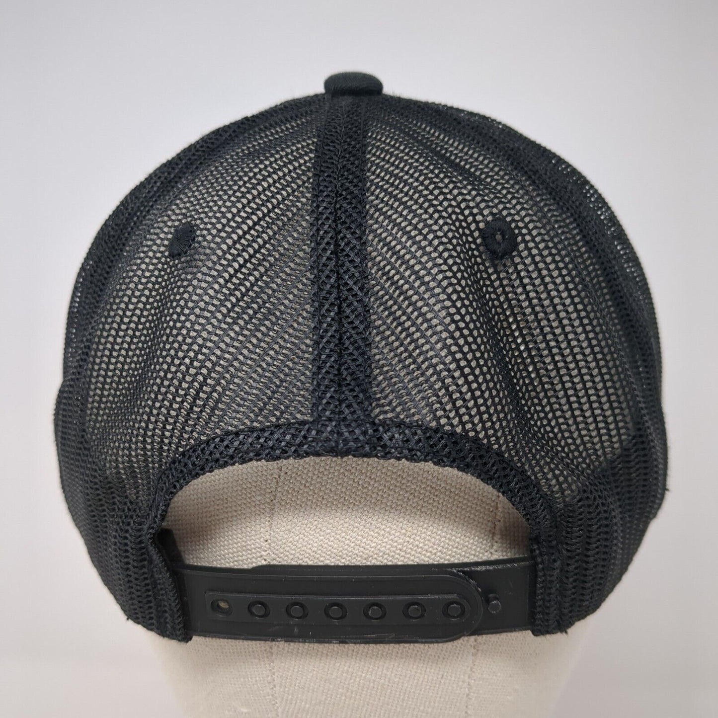 Branded Bills Snapback Trucker Hat Black One Size Mesh Back Blank