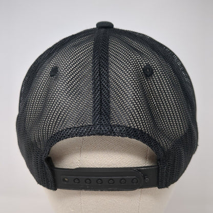 Branded Bills Snapback Trucker Hat Black One Size Mesh Back Blank