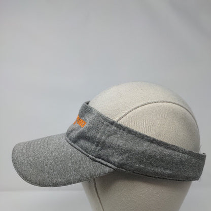 Peppershock Media Strapback Sun Visor Gray One Size Adjustable Sport-Tek