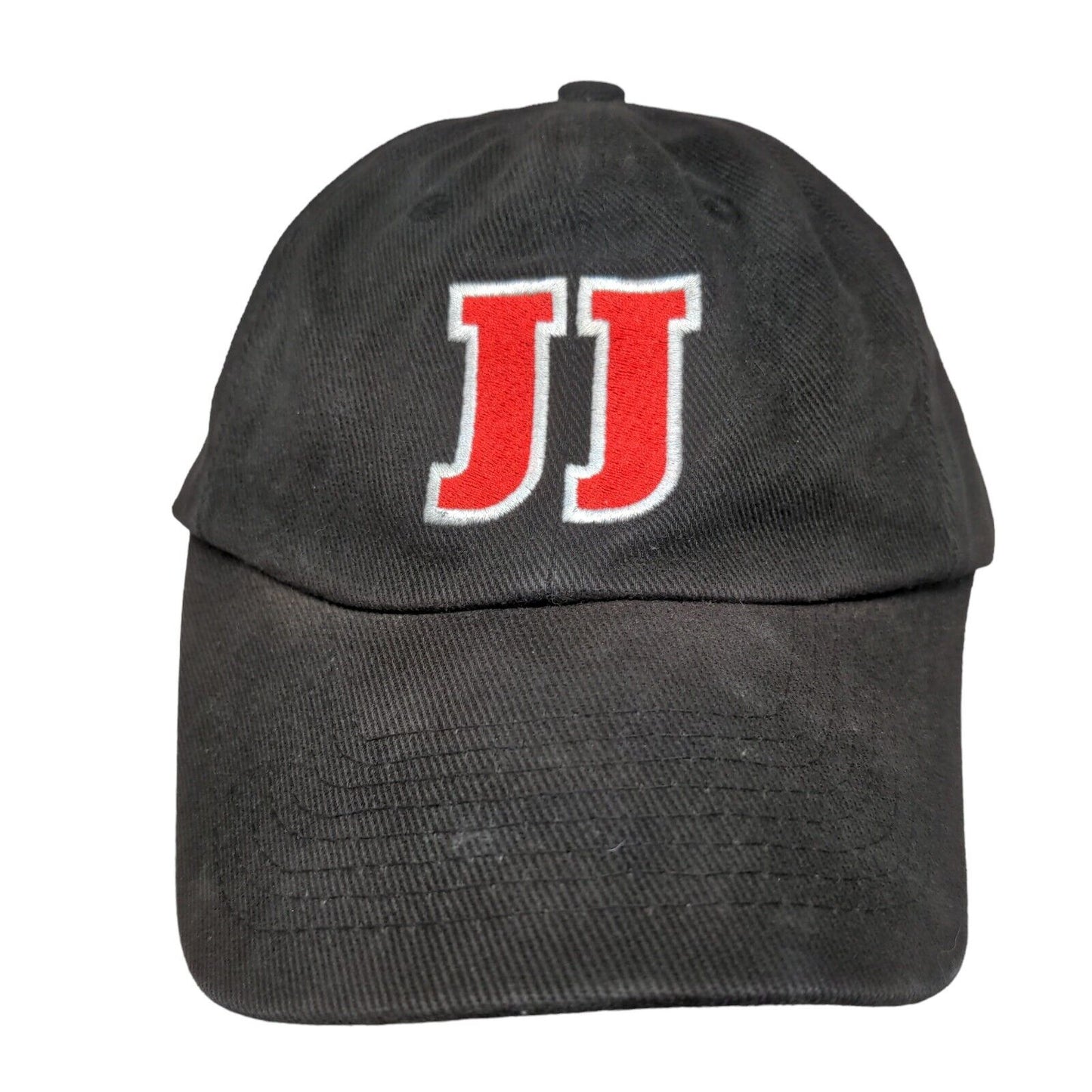 JJ Jimmy John's Slideback Hat Black One Size Embroidered 6 Panel