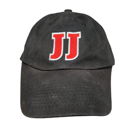 JJ Jimmy John's Slideback Hat Black One Size Embroidered 6 Panel