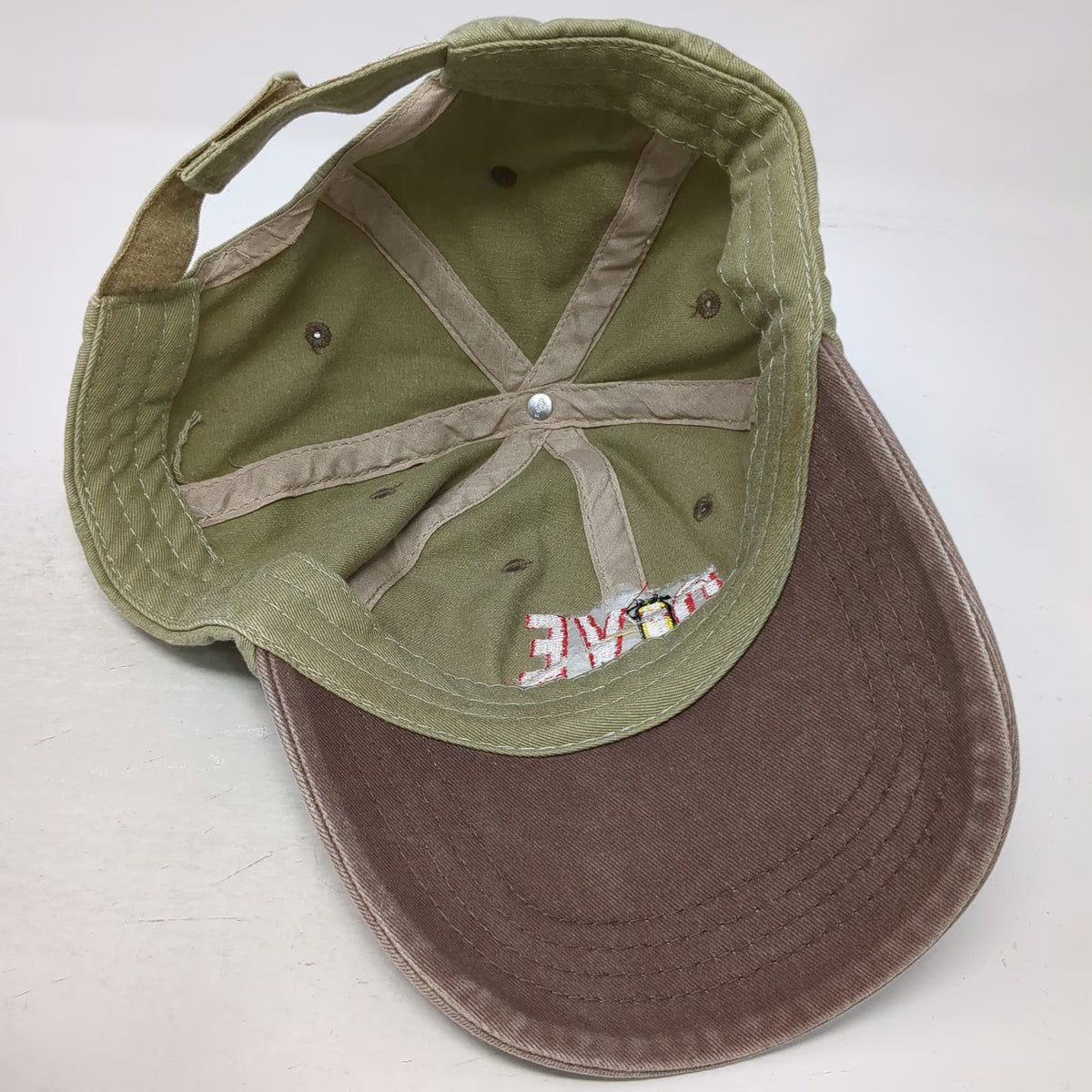 Cozumel Mexico Scuba Dive Green Brown Baseball Cap Hat One Size Embroidered