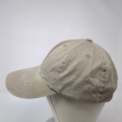 Falcon Slideback Hat Brown One Size Adjustable Leather Strap Blank