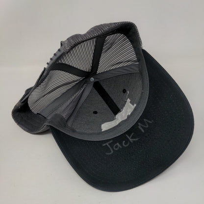 NB Snapback Mesh Back Trucker Hat Black Small Colorblock Richardson