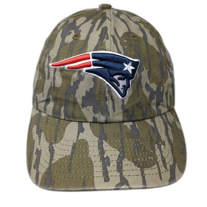 New England Patriots NFL Team Apparel Green One Size Camo Strapback Logo Hat