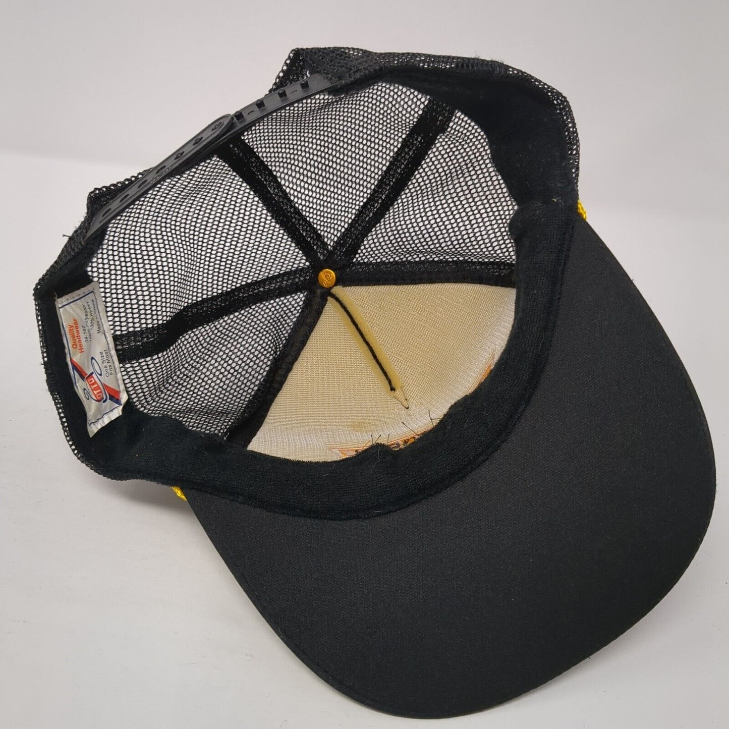 Flight Deck Flight Simulation Center Trucker Hat Black OS Mesh Back Rope Otto