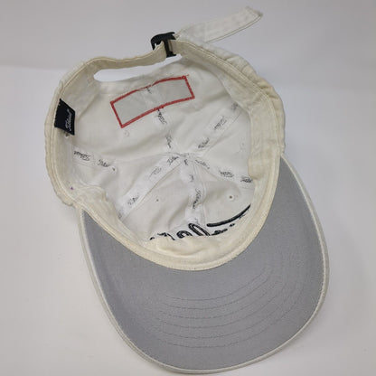 Titleist Slideback Hat White One Size Adjustable Embroidered FJ Pro V1