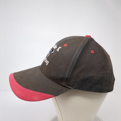 Double K Testing Strapback Hat Black One Size Adjustable Embroidered 6 Panel