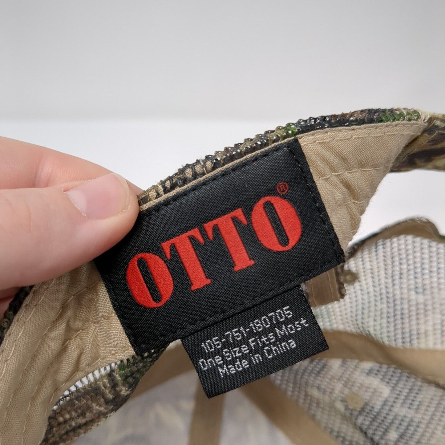 Crookham Company Since 1911 Strapback Trucker Hat OSFM Mesh Back Otto