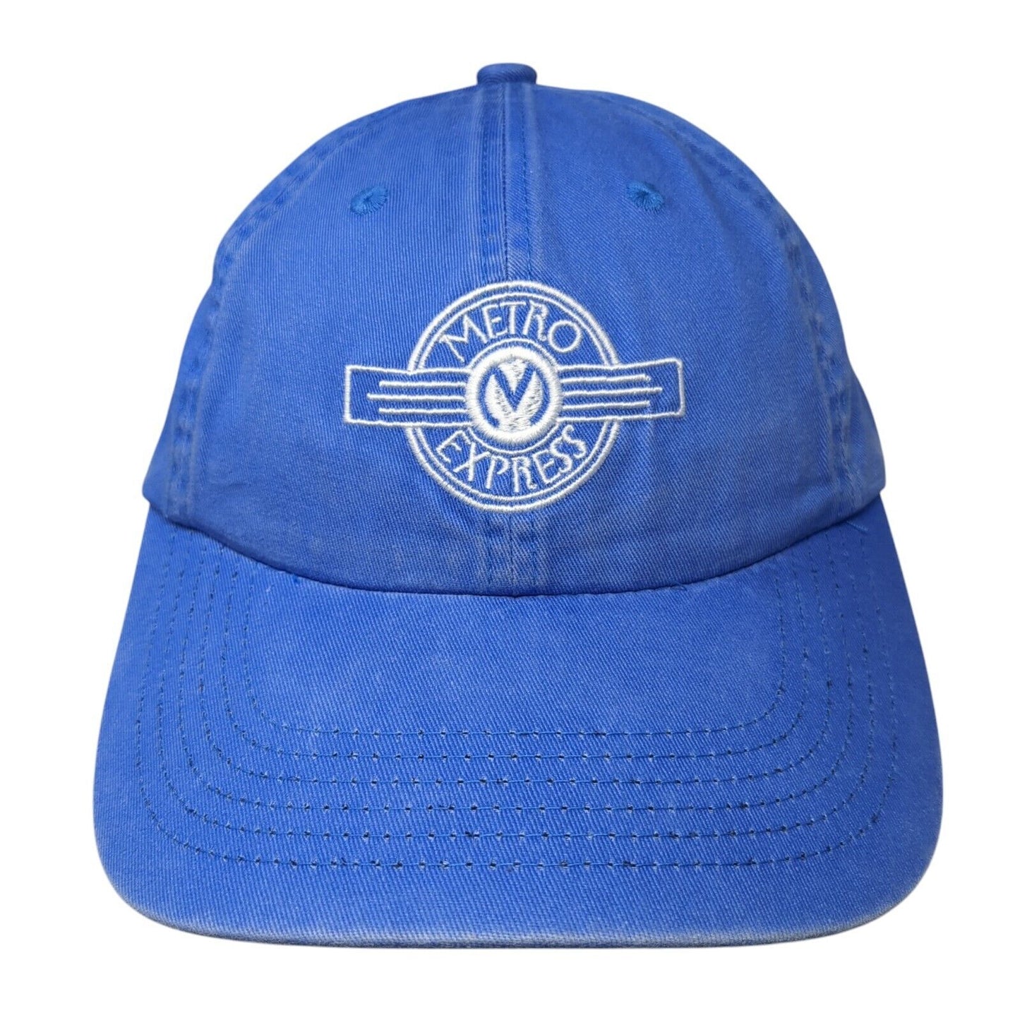 Metro Express Slideback Hat Blue One Size Embroidered Port Authority