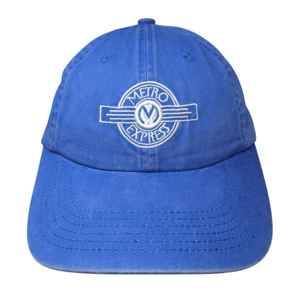Metro Express Slideback Hat Blue One Size Embroidered Port Authority