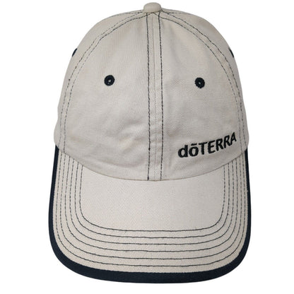 doTerra Strapback Hat Tan One Size Adjustable Embroidered Port Authority Cotton