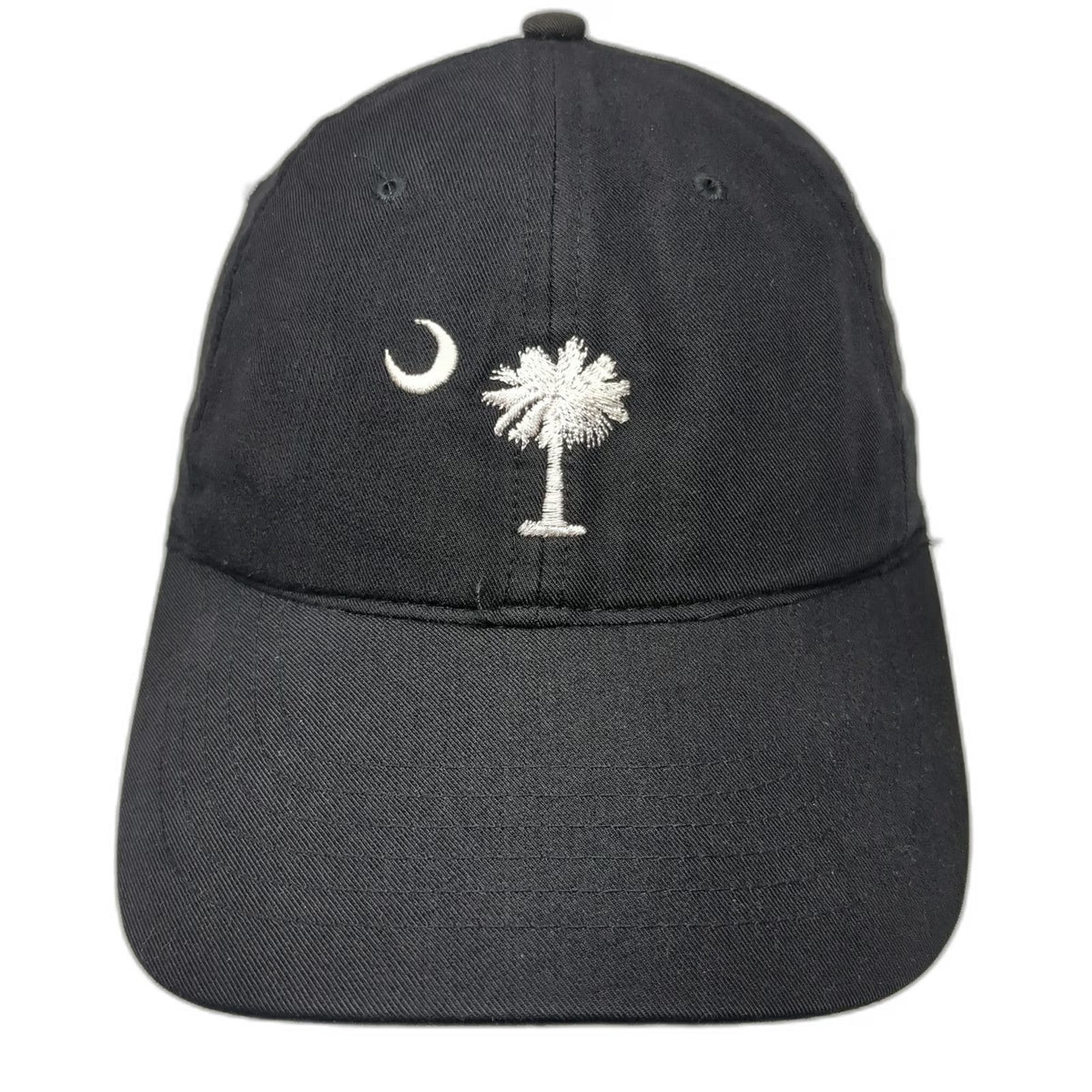 Brian Robinson Baseball Cap Black One Size South Carolina Palmetto Moon Hat