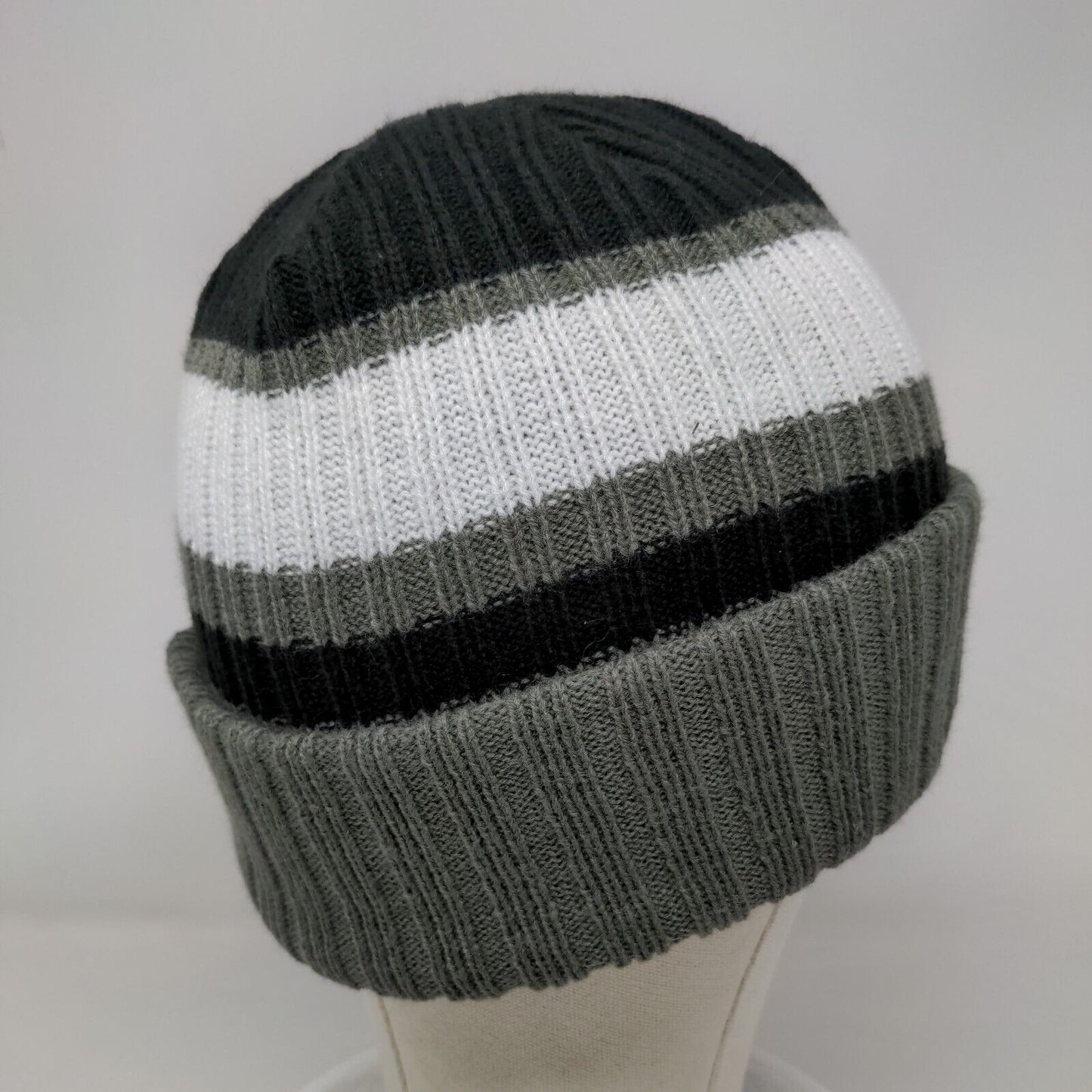 Rated Rookie Knit Beanie Hat Multi One Size Striped Embroidered New Era