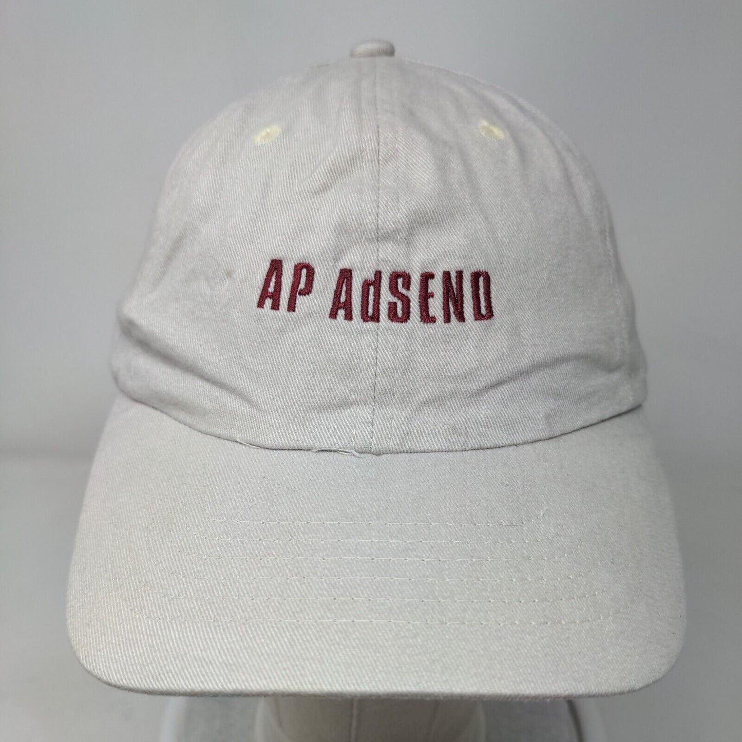 AP Adsend Strapback Hat Tan One Size Adjustable Embroidered 6 Panel Ouray